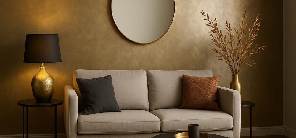 Come creare una parete metallizzata in casa: guida completa