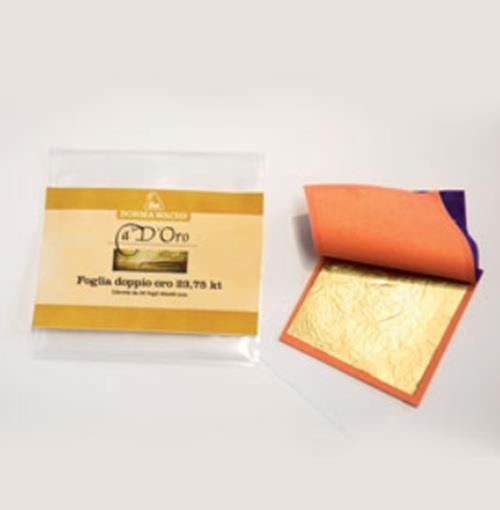 Foglia Imitazione Oro mm.140x140 