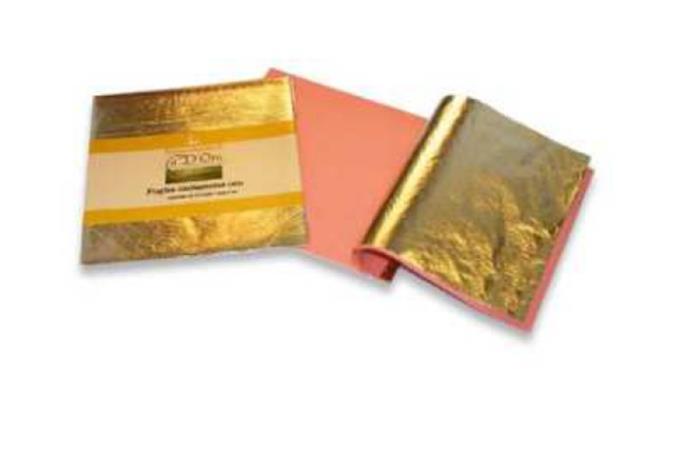 Foglia Imitazione Oro mm.140x140 