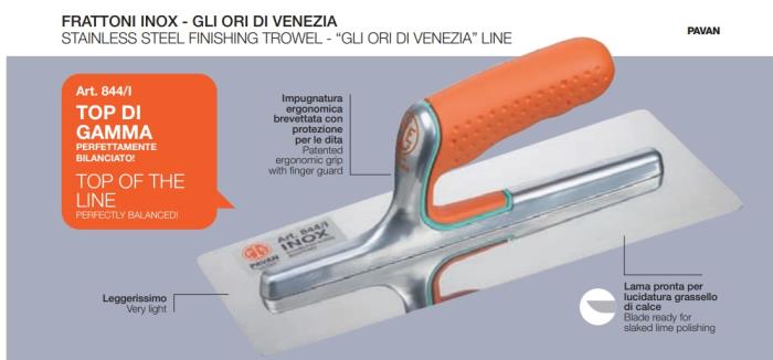 Frattone Pavan 844/I Inox 280x120x0,5