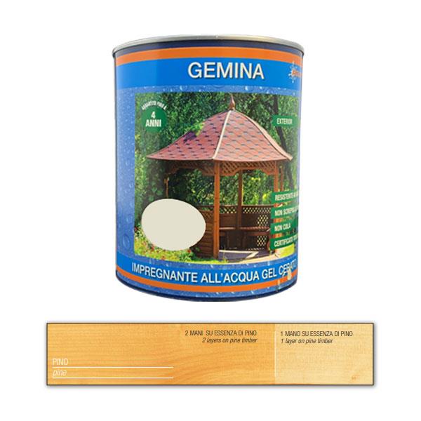 Gemina Impregnante Ceroso all'acqua per Legno | Hemlock