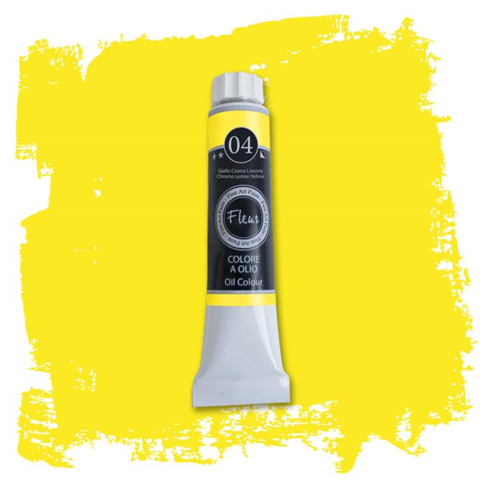 Colore ad Olio Giallo Cromo Limone ml.20