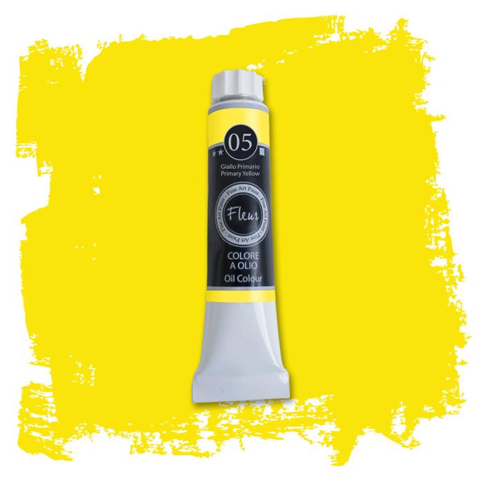 Colore ad Olio Giallo Primario ml.20