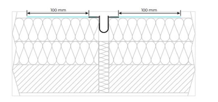 Giunto Dilatazione PVC con Rete