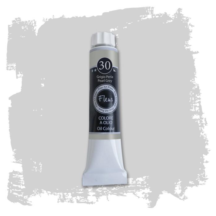 Colore ad Olio Grigio Perla ml.20