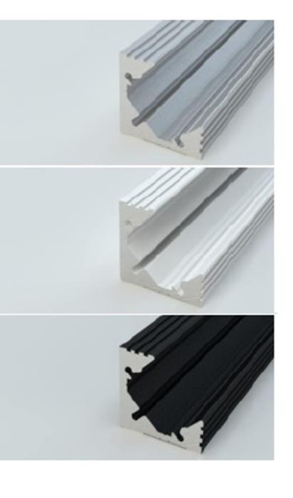 Profilo Porta Led ad Angolo mm. 19,5x19,5