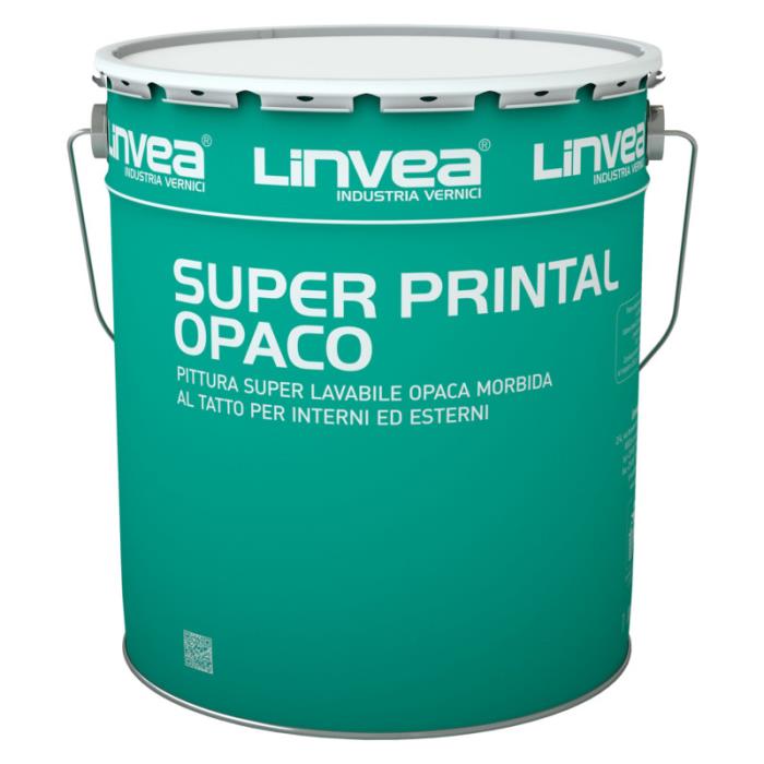 PITTURA LAVABILE PER INTERNI SUPER PRINTAL OPACO