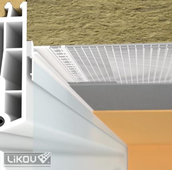 Profilo PVC Rompigoccia per Spalletta Finestra ml. 2,40