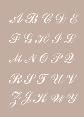 Stencil n.602 - 21x29,7 cm 