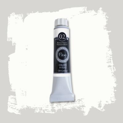 Colore ad Olio Bianco Titanio ml.20