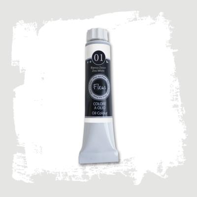 Colore ad Olio Bianco Zinco ml.20