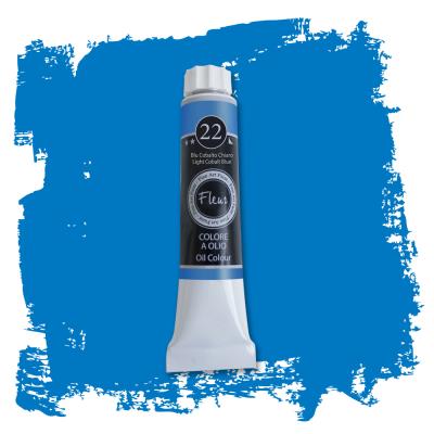 Colore ad Olio Blu Cobalto Chiaro ml.20