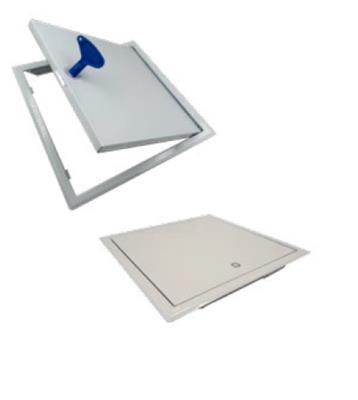 Botola d'Ispezione in Lamiera 20x20 con Chiave