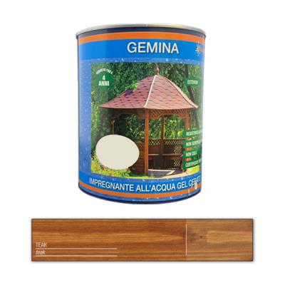 Gemina Impregnante Ceroso all'acqua per Legno | Teak