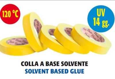 Nastro in Carta Giallo Fluo per Esterni