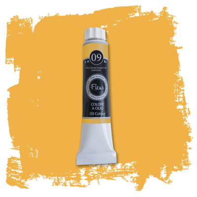 Colore ad Olio Ocra Dorata Trasparente ml.20