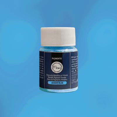 Pigmento Metallizzato in Polvere Ocean Blue gr.5