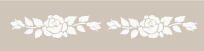 Stencil Borders n.205 - 8x36 cm 