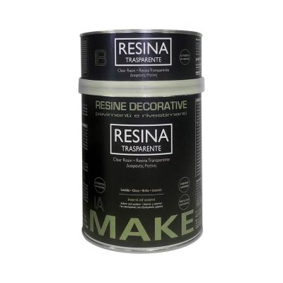 Resina Trasparente Lucida MAKE 2K Lt.2