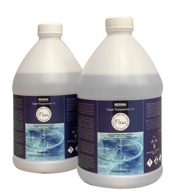 Resina Super Trasparente A+B Lt. 3,8