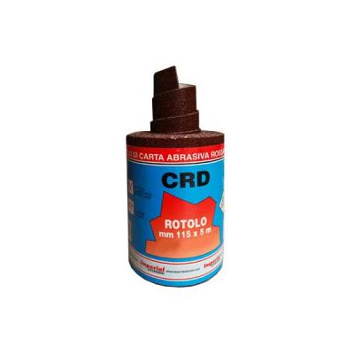 Rotolo Carta Abrasiva CRD mt.5x115mm | Grana 80