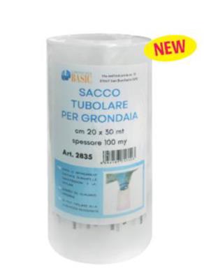 Rotolo Sacco Tubolare per Grondaie