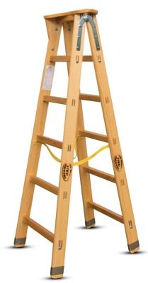 Scala in Legno Trevigiana 5 Gradini + Piano