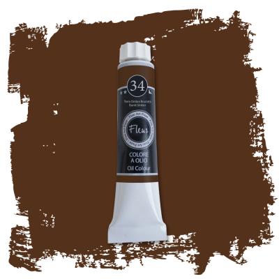 Colore ad Olio Terra Ombra Bruciata ml.20