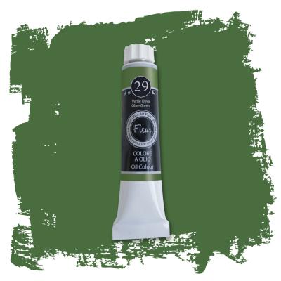 Colore ad Olio Verde Oliva ml.20